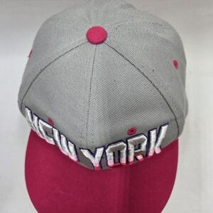 RDST New York Pink And Grey Snap Back OSFM Hat
